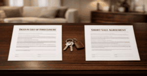 Deed in lieu versus a short sale.