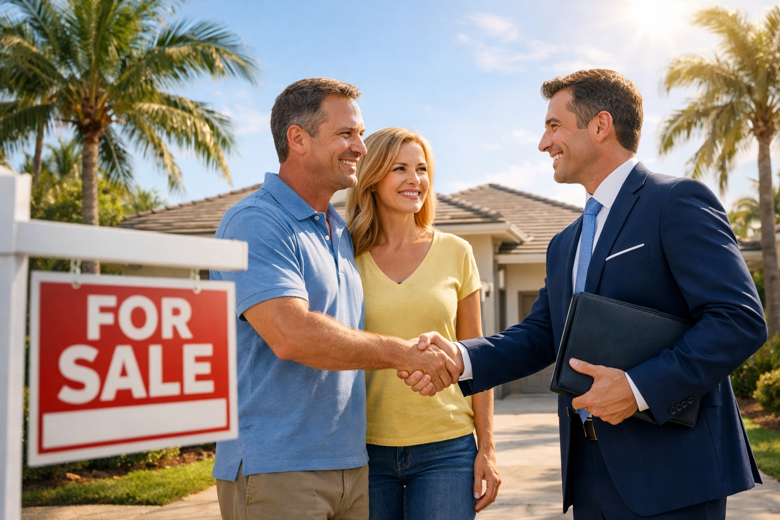 Pre-foreclosure home sale.